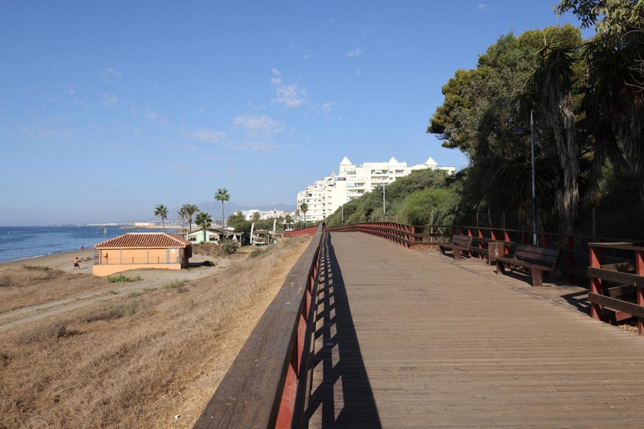 Lujo en banana beach primera línea de playa Marbella Exterior foto